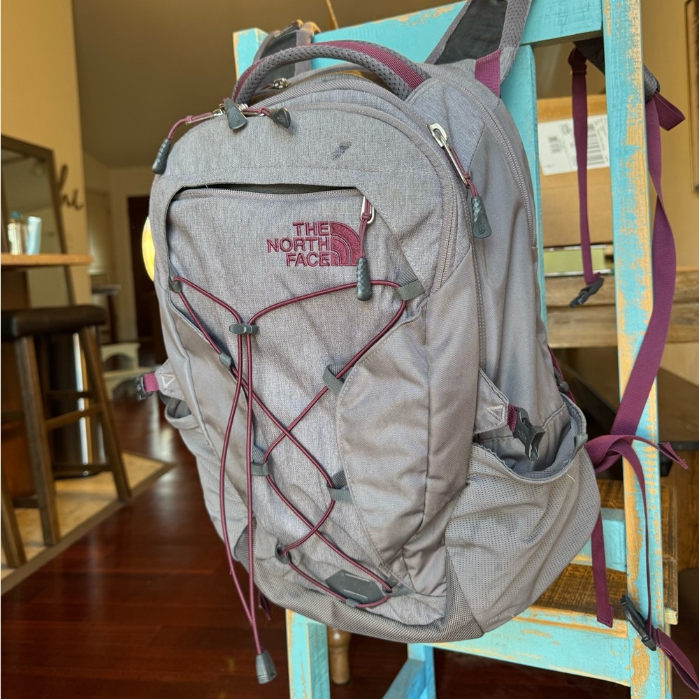 The North Face Gray Borealis Backpack